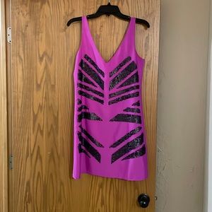 Purple and black sequin Sanctuary clothing dress.